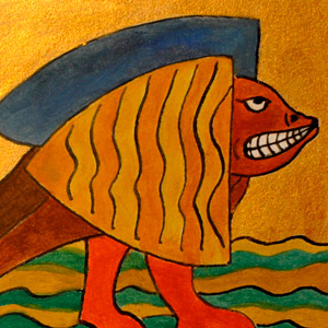 poisson-fantastique-enluminure-huile-bestiaire-medieval