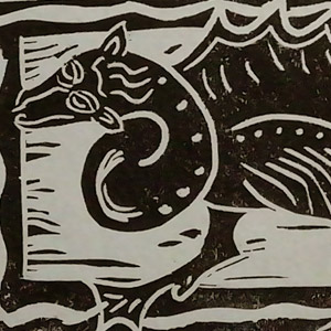 linogravure-bestiaire-medieval-fantastique-dragon